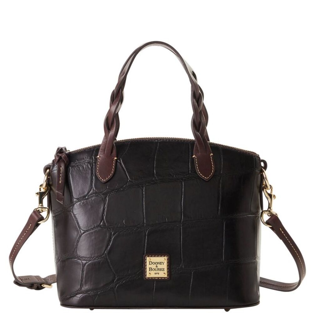 Dooney & Bourke Denison Small Heidi Satchel - Espresso